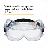 3M 40301-00000-10 Centurion Impact Safety Goggles 452AF, Clear Anti-Fog Lens (7100009575)  - (10Pack) - 3