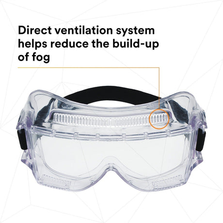 3M 40301-00000-10 Centurion Impact Safety Goggles 452AF, Clear Anti-Fog Lens (7100009575)  - (10Pack) - 3