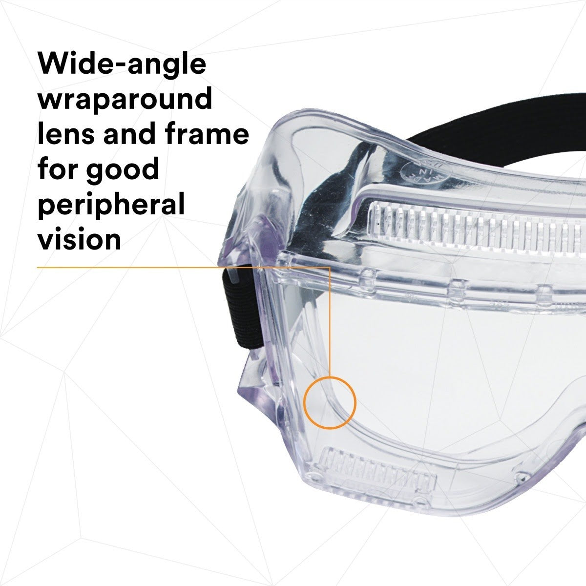 3M 40301-00000-10 Centurion Impact Safety Goggles 452AF, Clear Anti-Fog Lens (7100009575)  - (10Pack) - 4