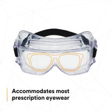 3M 40301-00000-10 Centurion Impact Safety Goggles 452AF, Clear Anti-Fog Lens (7100009575)  - (10Pack) - 7