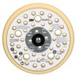3M 20290 Xtract Hookit Low Profile Finishing Back-up Pad, 44 Holes, Yellow, 5 in, 5/16-24 EXT (7100009657) (10 Pack)