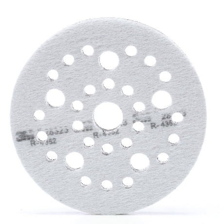 3M 28323 Xtract Hookit Interface Disc Pad, Hook and Loop, Gray, 5 in x 1/2 in x 3/4 in, 31 Holes (7100009701) (10 Pack)