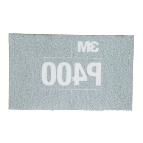 3M 270J 34337 Hookit Flexible Abrasive Hand Sheet, P400, 5.5 in x 6.8 in (7100010553) (125 Pack) - 4