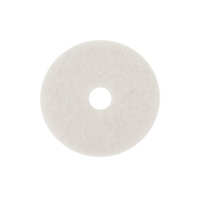 3M 4100 White Super Polish Pad, Fine, White, 11 in (7100010560) (5 Pack)