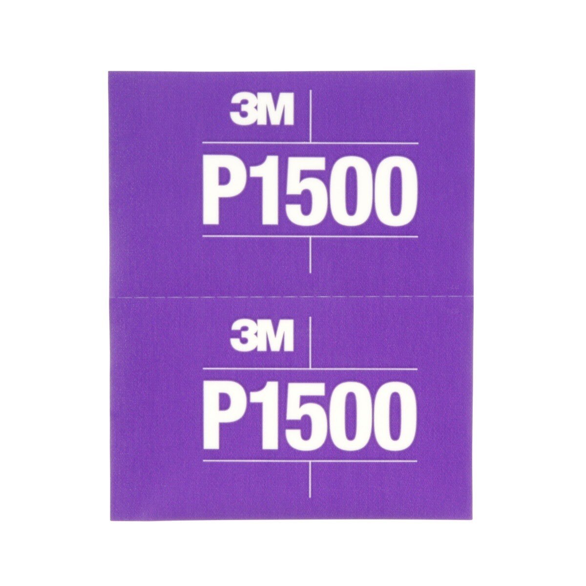 3M 270J 34343 Hookit Flexible Abrasive Sheet, P1500, 5.5 in x 6.8 in (7100010565) (125 Pack)