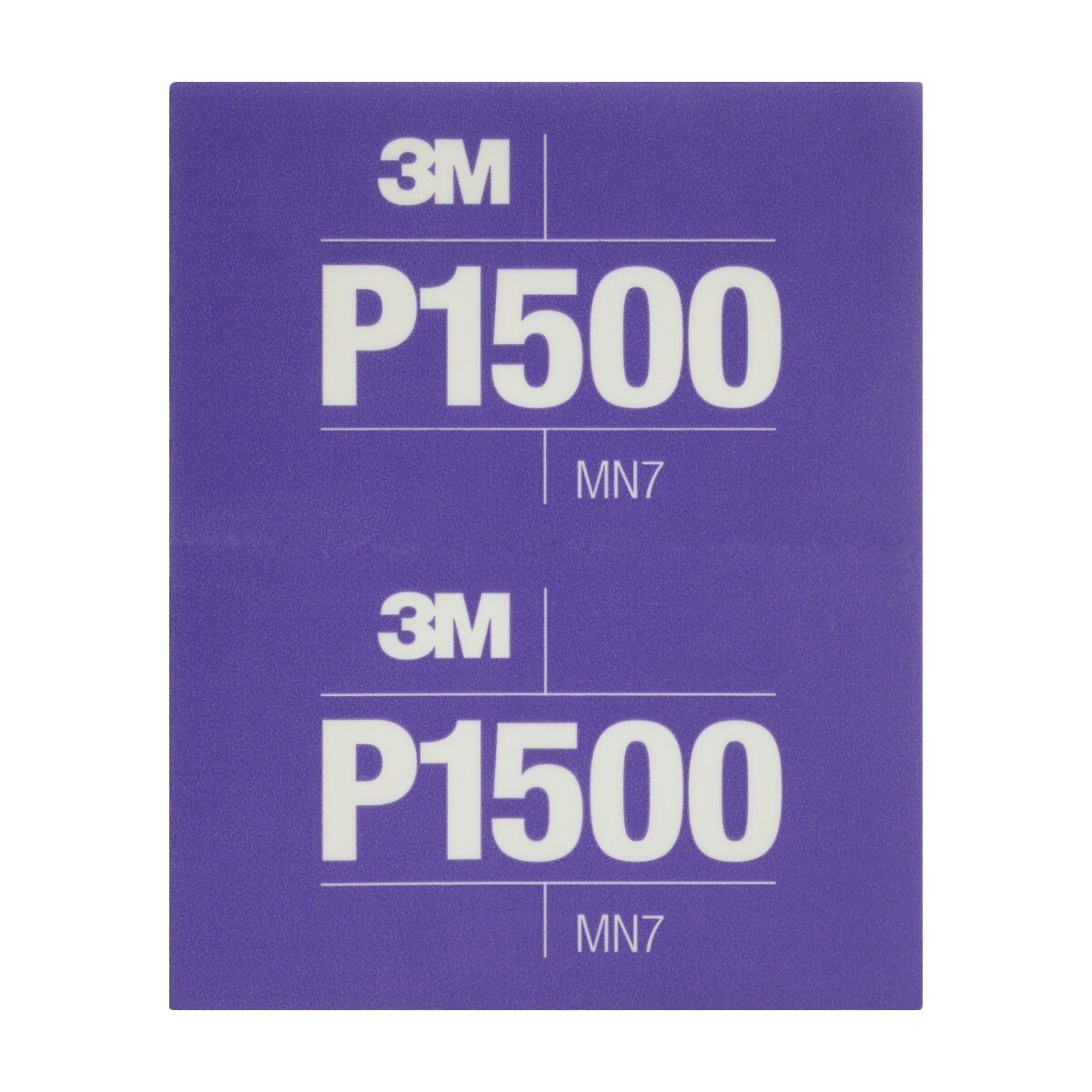 3M 270J 34343 Hookit Flexible Abrasive Sheet, P1500, 5.5 in x 6.8 in (7100010565) (125 Pack) - 3