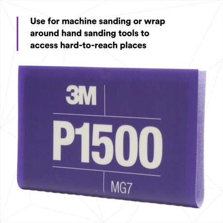 3M 270J 34343 Hookit Flexible Abrasive Sheet, P1500, 5.5 in x 6.8 in (7100010565) (125 Pack) - 10