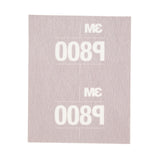 3M 270J 34340 Hookit Flexible Abrasive Hand Sheet, P800, 5.5 in x 6.8 in (7100010567) (125 Pack)