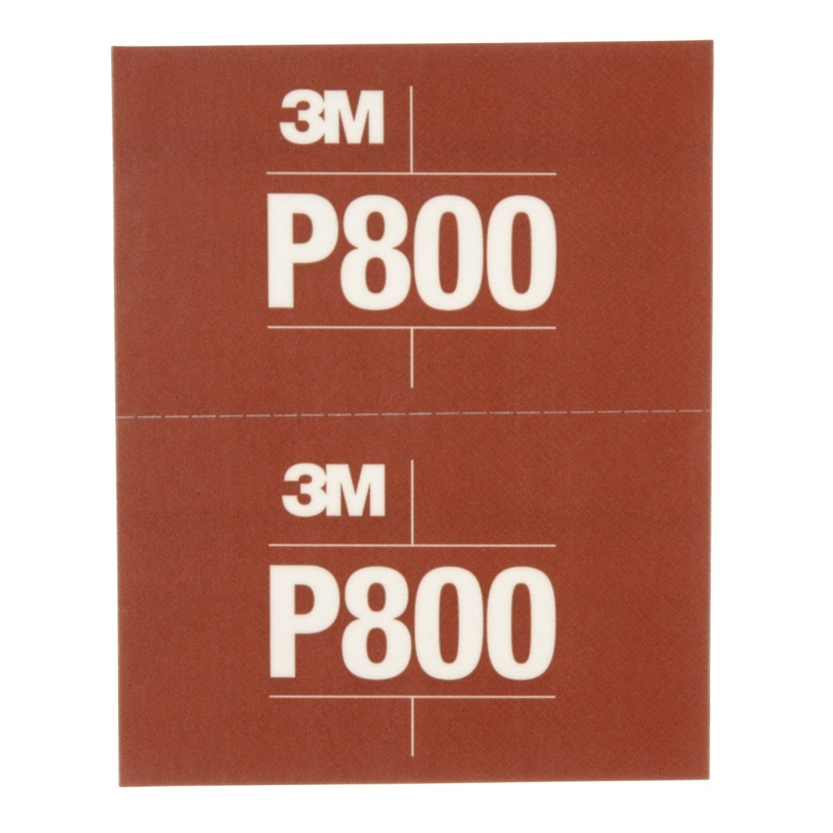 3M 270J 34340 Hookit Flexible Abrasive Hand Sheet, P800, 5.5 in x 6.8 in (7100010567) (125 Pack) - 2