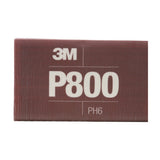 3M 270J 34340 Hookit Flexible Abrasive Hand Sheet, P800, 5.5 in x 6.8 in (7100010567) (125 Pack) - 3