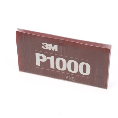 3M 270J 34341 Hookit Flexible Abrasive Sheet, P1000, 5.5 in x 6.8 in (7100010569) (125 Pack) - 9