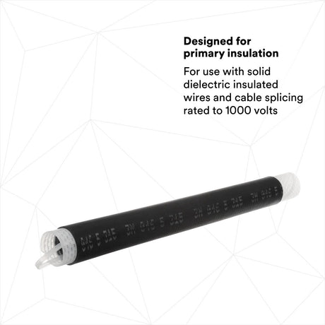 3M 8427-16 Cold Shrink Insulator for Wire and Cable Splices, 1 kV, Black (7100010774)  - (10Pack) - 2