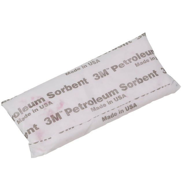 3M T-30 Oil Sorbent Mini-Pillow, White, 7 in x 15 in (7100011409) (16 Pack)