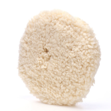 3M Wool Compounding Pad, Double Sided, Screw On, Coarse, White (05704) (7100015405)  - (6Pack) - 3