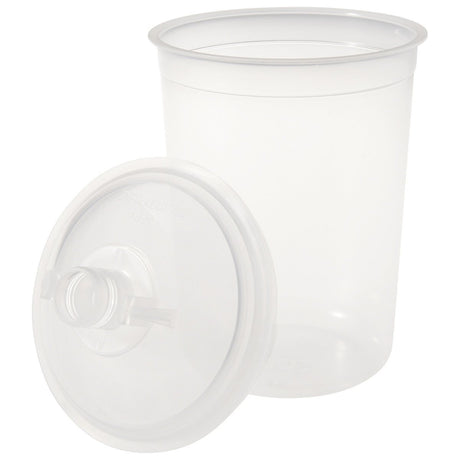 3M 16312 PPS Lid and Liner Kit Midi 13.5 fl oz 125 Micron Filter 50 Lids and Liners 20 Sealing Plugs (7100018936) - 7