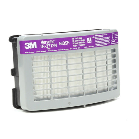 3M TR-3712N-5 Versaflo HE Particulate Filter for TR-300 Series PAPR, Gray (56313) (7100018971) (5 Pack) - 2