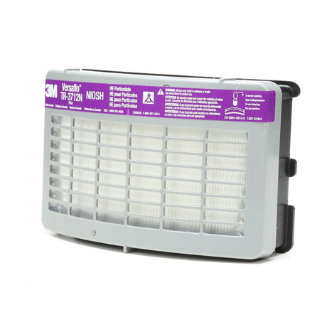 3M 56313 TR-3712N-5 Versaflo HE Particulate Filter for TR-300 Series PAPR, Gray (7100018971) - 3