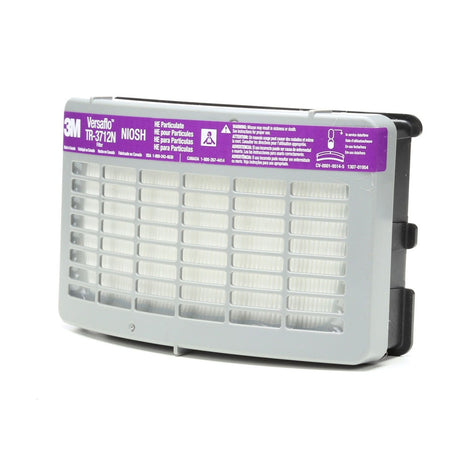 3M 56313 TR-3712N-5 Versaflo HE Particulate Filter for TR-300 Series PAPR, Gray (7100018971) - 3