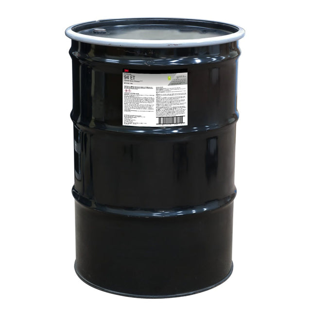 3M 94 ET Hi-Strength Adhesive, Clear, 54 Gallon Drum (7100019793)