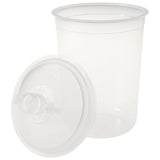 3M 16112 PPS Paint Spray Gun Cup Lid and Liner Kit, Midi, 13.5 fl oz, 200 Micron Filter (7100020094) - 3
