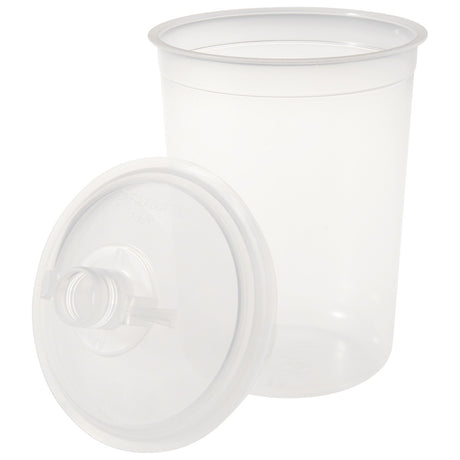3M 16112 PPS Paint Spray Gun Cup Lid and Liner Kit, Midi, 13.5 fl oz, 200 Micron Filter (7100020094) - 3