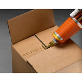3M 3762 LM Q Hot Melt Adhesive, Tan, 5/8 in x 2 in, 11 lb Case (7100020333) (11 Pack) - 5