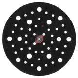 3M 20465 Xtract Hookit Low Profile Back-up Pad 861 Plus, Red Foam, 6 in, 53 Holes, 5/16-24 EXT (7100022038)  - (10Pack) - 4