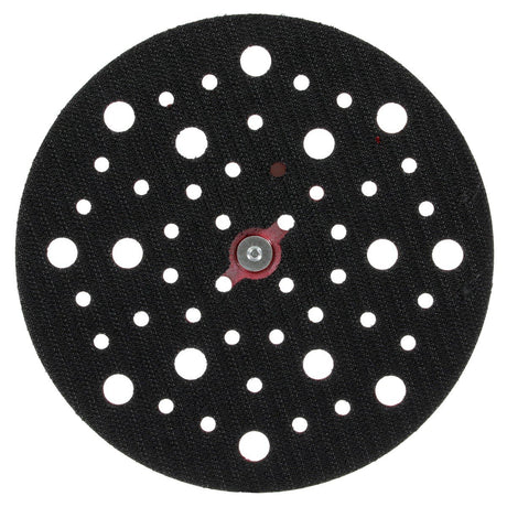 3M 20465 Xtract Hookit Low Profile Back-up Pad 861 Plus, Red Foam, 6 in, 53 Holes, 5/16-24 EXT (7100022038)  - (10Pack) - 4