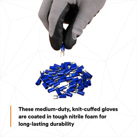 3M CGXL-CR Comfort Grip Cut Resistant Work Gloves, ANSI Cut Level 3, Nitrile Foam Coated, Gray, Size X-Large (7100023131) (1 Pair)  - (6Pack) - 5