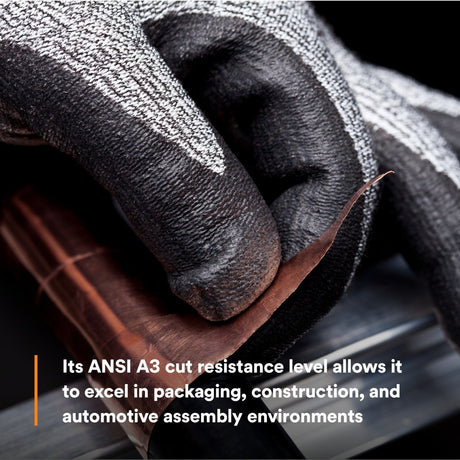 3M CGXL-CR Comfort Grip Cut Resistant Work Gloves, ANSI Cut Level 3, Nitrile Foam Coated, Gray, Size X-Large (7100023131) (1 Pair)  - (6Pack) - 7