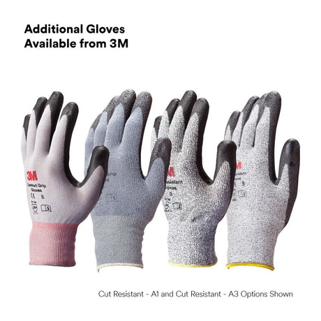 3M CGXL-CR Comfort Grip Cut Resistant Work Gloves, ANSI Cut Level 3, Nitrile Foam Coated, Gray, Size X-Large (7100023131) (1 Pair)  - (6Pack) - 10