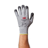 3M CGM-CR Comfort Grip Cut Resistant Nitrile Gloves, ANSI 3, Medium, Gray, Knit Cuff, Washable (7100023132) (1 Pair)  - (6Pack) - 2