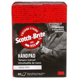 3M PO-HP 7448 Scotch-Brite Hand Pad, SiC Ultra Fine, Gray, 6 in x 9 in (7100023340) (60 Pack) - 4