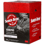 3M PO-HP 7448 Scotch-Brite Hand Pad, SiC Ultra Fine, Gray, 6 in x 9 in (7100023340) (60 Pack) - 5