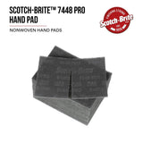 3M PO-HP 7448 Scotch-Brite Hand Pad, SiC Ultra Fine, Gray, 6 in x 9 in (7100023340) (60 Pack) - 8
