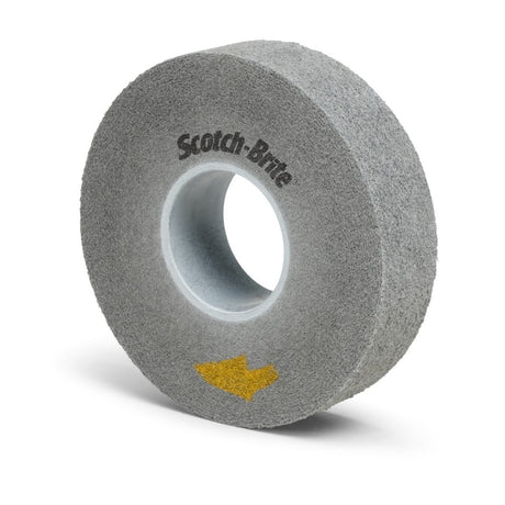 3M EP-WL Scotch-Brite EXL Pro Deburring Convolute Wheel, 9S Fine, Gray, 8 in x 2 in x 3 in, SiC (7100023494) (2 Pack)