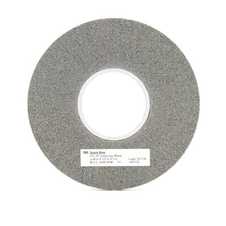 3M XP-WL Scotch-Brite Deburring Wheel, Silicon Carbide Fine, Gray, 10 in x 1 in x 5 in (7100023768)