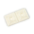 3M CTB1X1NTA-C Cable Tie Mounting Base, 4-Way Adhesive Mount, Beige, Nylon (7100024765) (500 Pack)