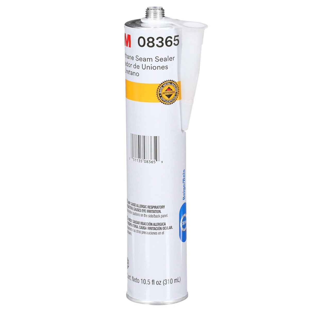 3M 08365 Urethane Seam Sealer Beige 310 mL Cartridge 10.5 fl oz Paintable in 30-45 Minutes (08365) (7100024963)  - (12Pack) - 3
