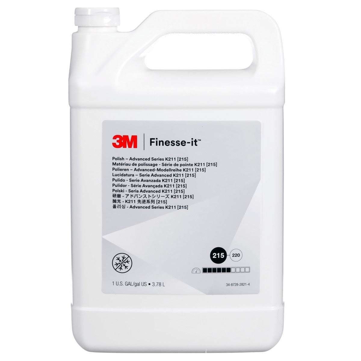 3M 215 28695 Finesse-it Polish Advanced K211 (), 1 Gallon (3.785 Liter) (7100025167)  - (4Pack)