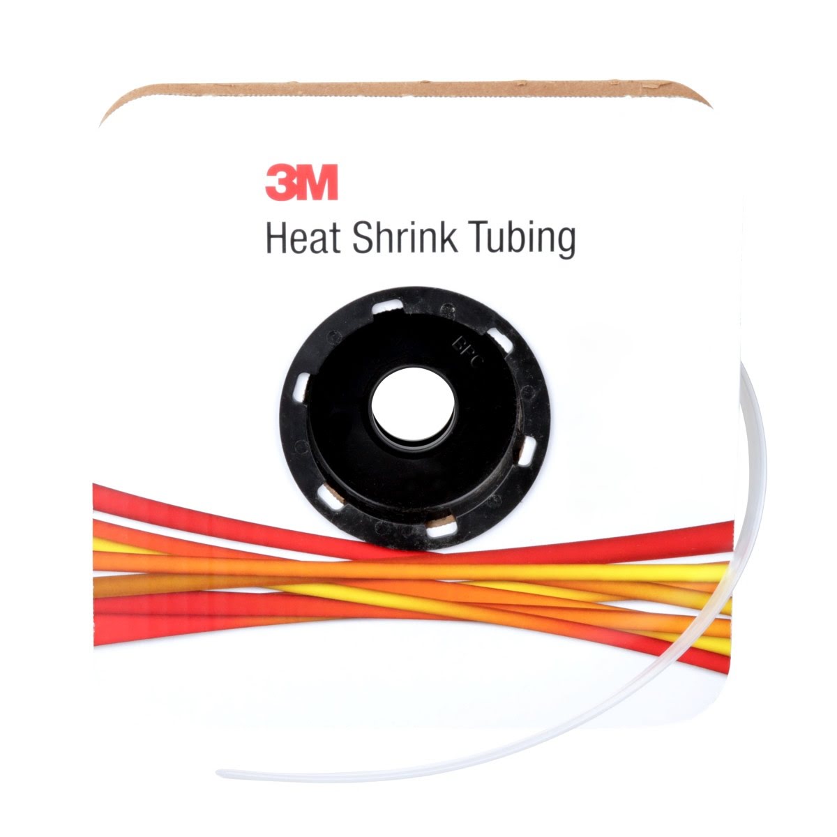 3M Heat Shrink Thin-Wall Tubing FP-301, Clear, 3/8 in x 100 ft Spool (FP0.375CR100S) (7100025599)  - (3Pack) - 2