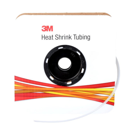 3M Heat Shrink Thin-Wall Tubing FP-301, Clear, 3/8 in x 100 ft Spool (FP0.375CR100S) (7100025599)  - (3Pack) - 2