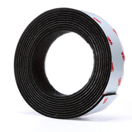 3M TB3526N/TB3527N Hook/Loop Fastener, Black, 1 in x 10 ft (7100025668)  - (8Pack)