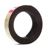 3M Dual Lock Low Profile Reclosable Fastener, Black, 1 in x 10 ft (TB4575) (7100026081)  - (8Pack) - 2