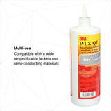 3M Wire Pulling Lubricant Wax, Gray, 1 Quart Canister (WLX-QT) (7100026918)  - (12Pack) - 3