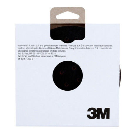 3M Xtract Hookit Low Profile Back-up Pad, 52 Holes, Red, 6 in, 5/16-24 External (20356) (7100027464)  - (10Pack) - 6