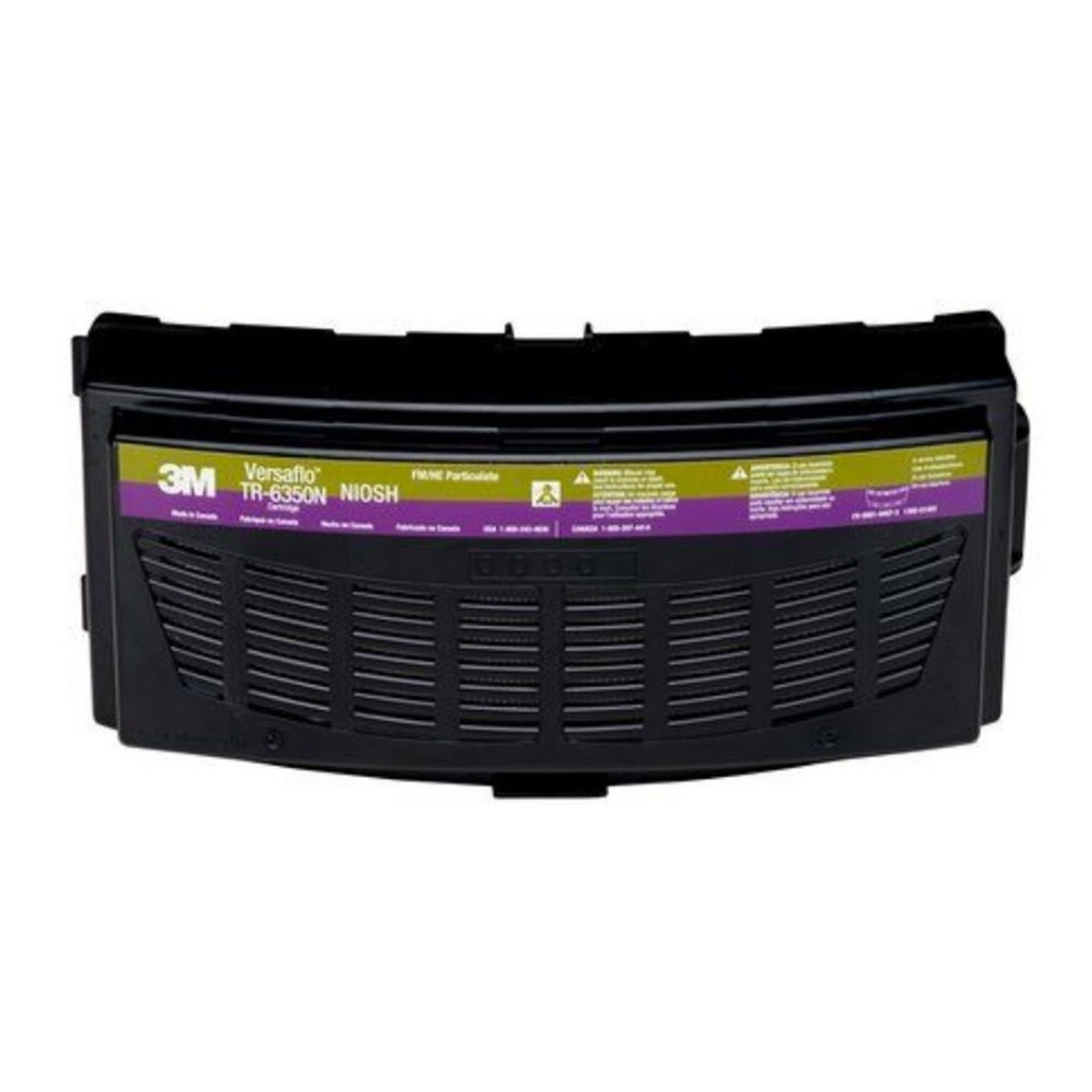3M TR-6350N Versaflo Formaldehyde/HEPA Cartridge, for TR-600/800 PAPR (7100027551) (5 Pack)