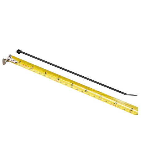 3M CT8BK40-C Standard Nylon Cable Tie, Black, 8-29/32 in, 40 lb Tensile Strength (7100027555) (1000 Pack) - 3