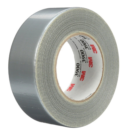 3M 3900 Multi-Purpose Duct Tape, Silver, 48 mm x 54.8 m, 7.6 mil, Rubber Adhesive, Water Resistant, Conveniently Packaged (7100029108)  - (24Pack) - 3