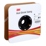 3M Heat Shrink Thin-Wall Tubing FP-301, Black, 1/8 in ID, 100 ft Spool (FP0.125BK100'S) (7100029984)  - (3Pack) - 2